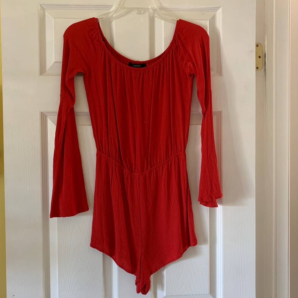 Off the shoulder romper